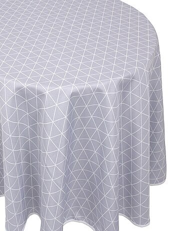 Nappe imprimée polyester PACO géométrique Ovale