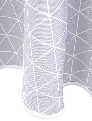 Nappe imprimée polyester PACO géométrique Ovale