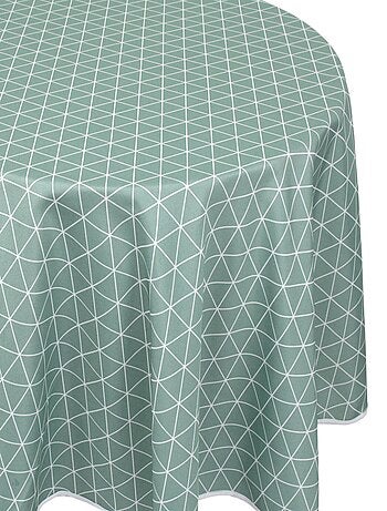 Nappe imprimée polyester PACO géométrique Ovale