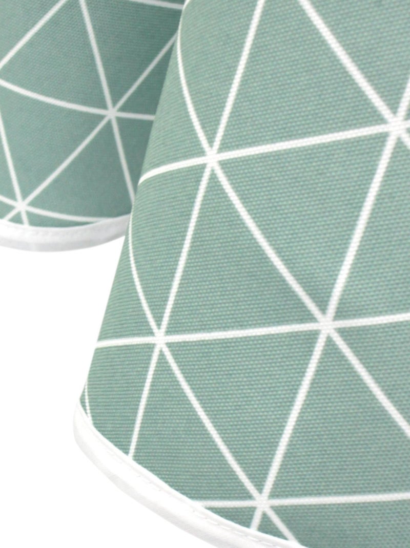 Nappe imprimée polyester PACO géométrique Ovale Vert olive - Kiabi