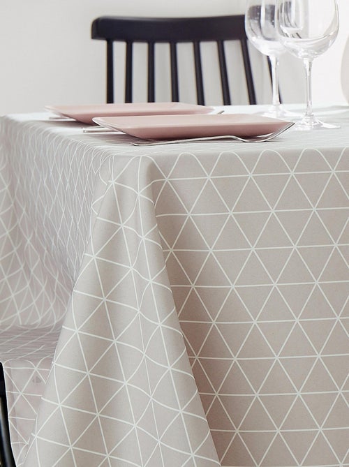 Nappe imprimée polyester PACO géométrique Rectangulaire - Kiabi