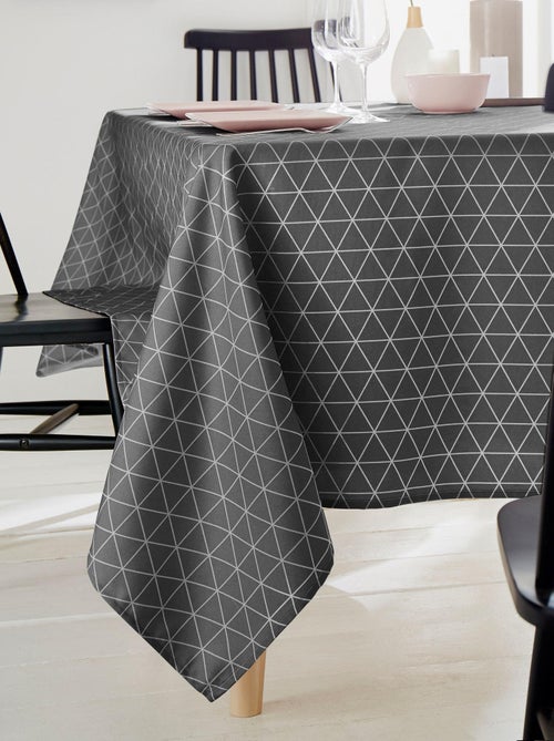 Nappe imprimée polyester PACO géométrique Rectangulaire - Kiabi Nappe imprimée polyester PACO géométrique Rectangulaire - Kiabi