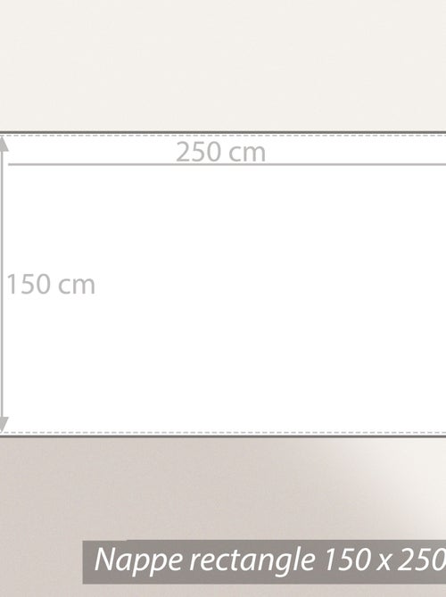 Nappe imprimée polyester PACO géométrique Rectangulaire - Kiabi