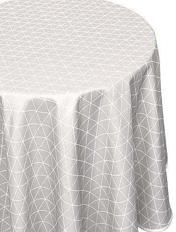 Nappe imprimée polyester PACO géométrique Rond