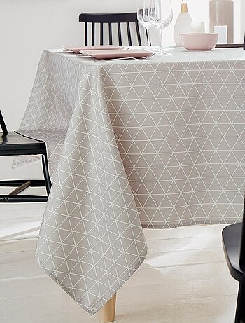 Nappe imprimée polyester PACO géométrique Rond