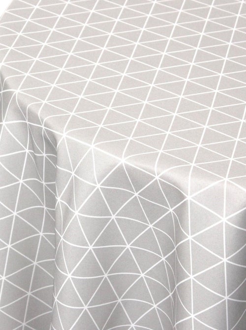 Nappe imprimée polyester PACO géométrique Rond - Kiabi