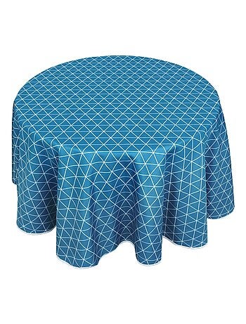Nappe imprimée polyester PACO géométrique Rond