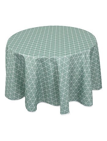 Nappe imprimée polyester PACO géométrique Rond