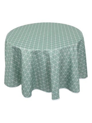 Nappe imprimée polyester PACO géométrique Rond