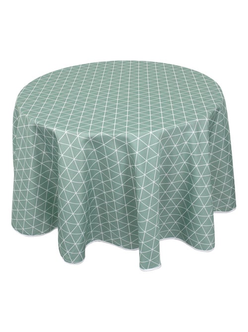 Nappe imprimée polyester PACO géométrique Rond - Kiabi