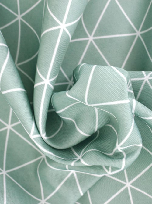 Nappe imprimée polyester PACO géométrique Rond - Kiabi
