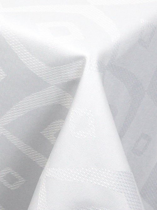 Nappe Jacquard BRUNCH Carré - Kiabi