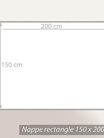 Nappe Jacquard BRUNCH Rectangulaire