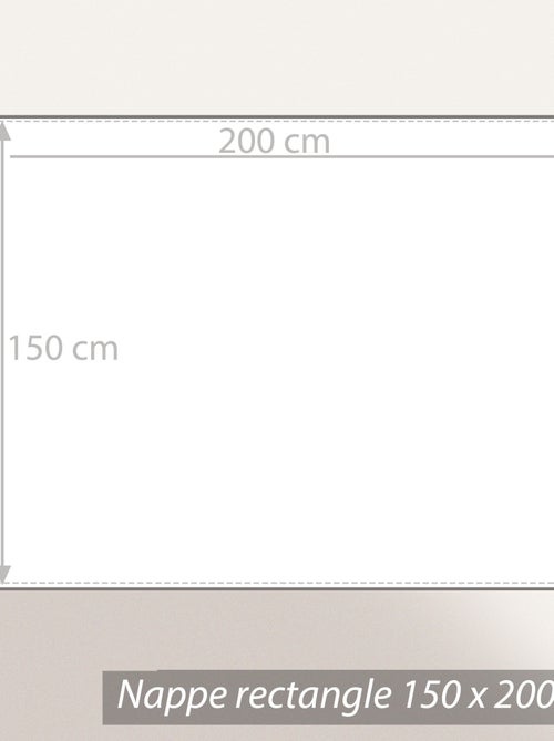 Nappe Jacquard BRUNCH Rectangulaire - Kiabi