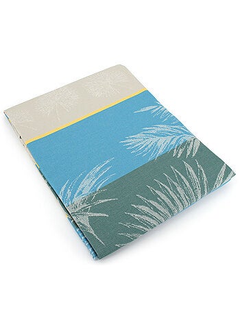 Nappe Jacquard coton PALMIER + enduction acrylique Ovale