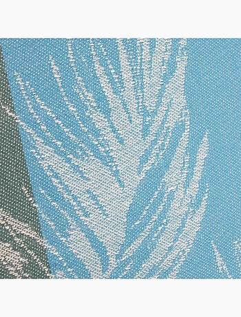 Nappe Jacquard coton PALMIER + enduction acrylique Ovale