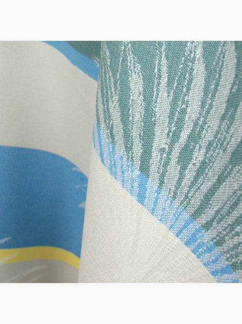 Nappe Jacquard coton PALMIER + enduction acrylique Ovale - Kiabi
