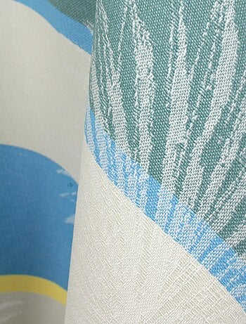 Nappe Jacquard coton PALMIER + enduction acrylique Rond