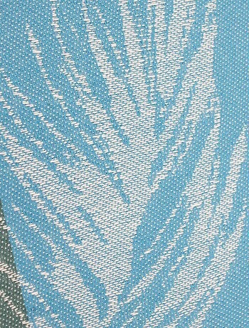 Nappe Jacquard coton PALMIER + enduction acrylique Rond