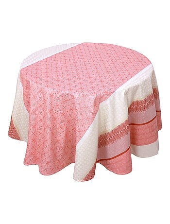 Nappe Jacquard enduction acrylique CHARLESTON Rond