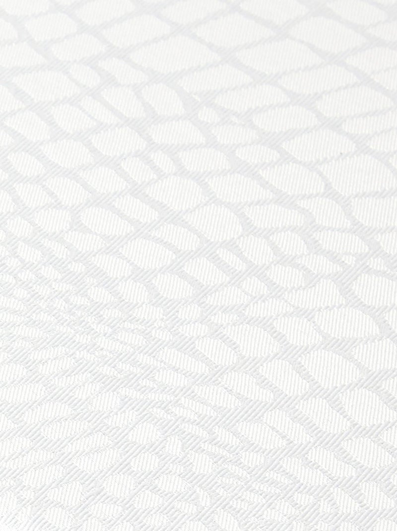 Nappe Jacquard LOUNGE Carré Blanc - Kiabi