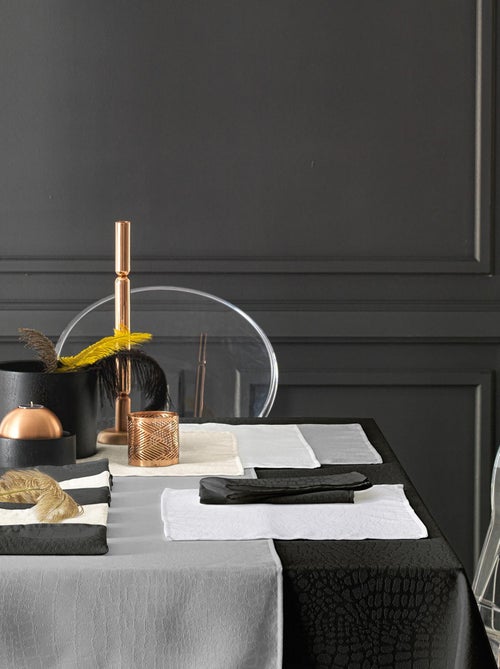 Nappe Jacquard LOUNGE Carré - Kiabi