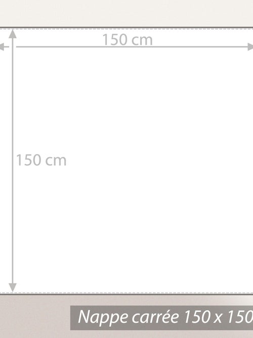 Nappe Jacquard LOUNGE Carré - Kiabi