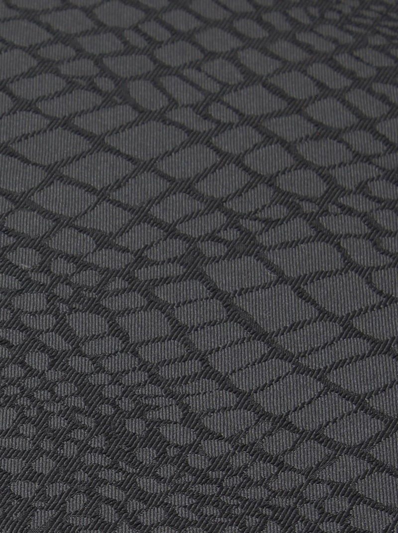 Nappe Jacquard LOUNGE Carré Noir Noir - Kiabi