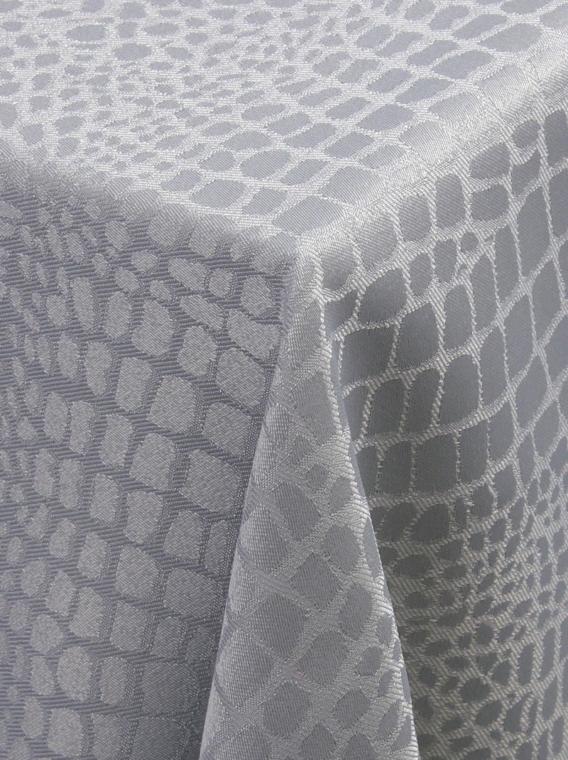 Nappe Jacquard LOUNGE Rectangulaire Gris - Kiabi
