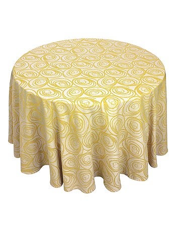 Nappe Jacquard SPIRALE Rond