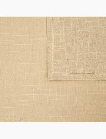 Nappe en coton brodé joy