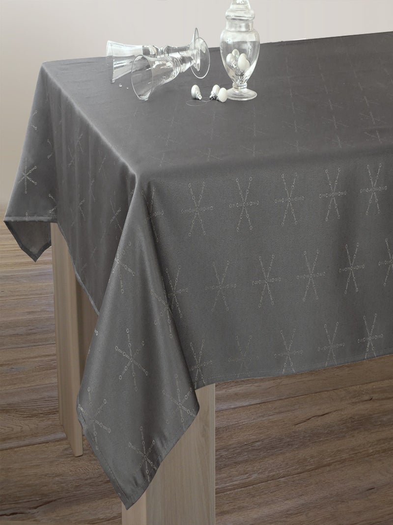 Nappe Lurex Entretien facile - Anthracite Argenté gris anthracite - Kiabi