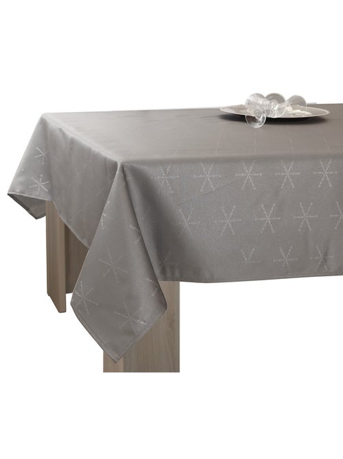 Nappe Lurex Entretien facile - Gris Argenté - Kiabi