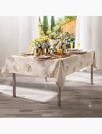 Nappe metallise Sunny gold