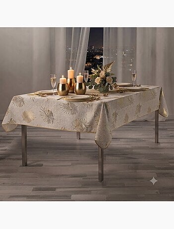 Nappe metallise Sunny gold