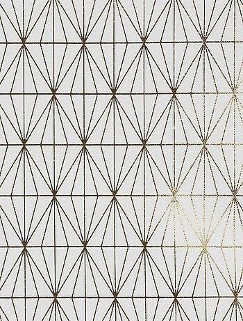 Nappe motif géométrique doré 140x250cm