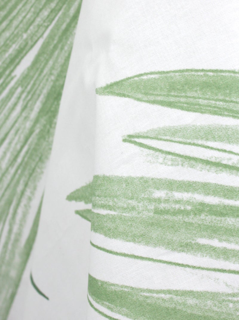 Nappe OASIS coton enduction acrylique Rectangulaire Vert - Kiabi