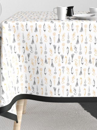 Nappe Polyester à motifs Healthy