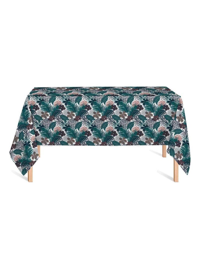 Nappe Polyester à motifs Tikal Vert - Kiabi
