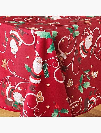 Nappe polyester Collection Pere Noel enchante