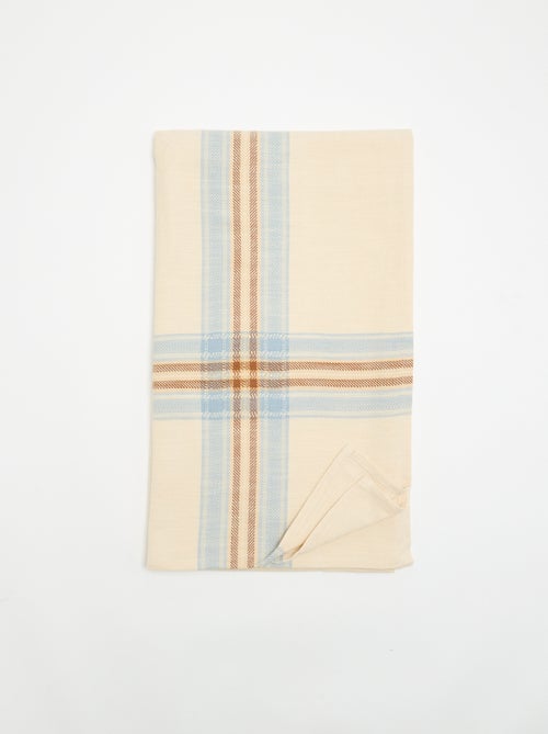 Nappe rayée 150 x 250 cm - Kiabi Nappe rayée 150 x 250 cm - Kiabi