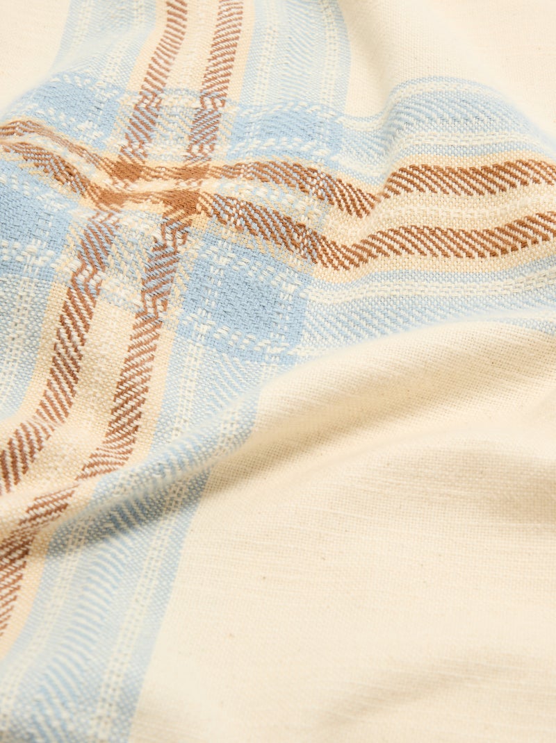 Nappe rayée 150 x 250 cm Beige - Kiabi
