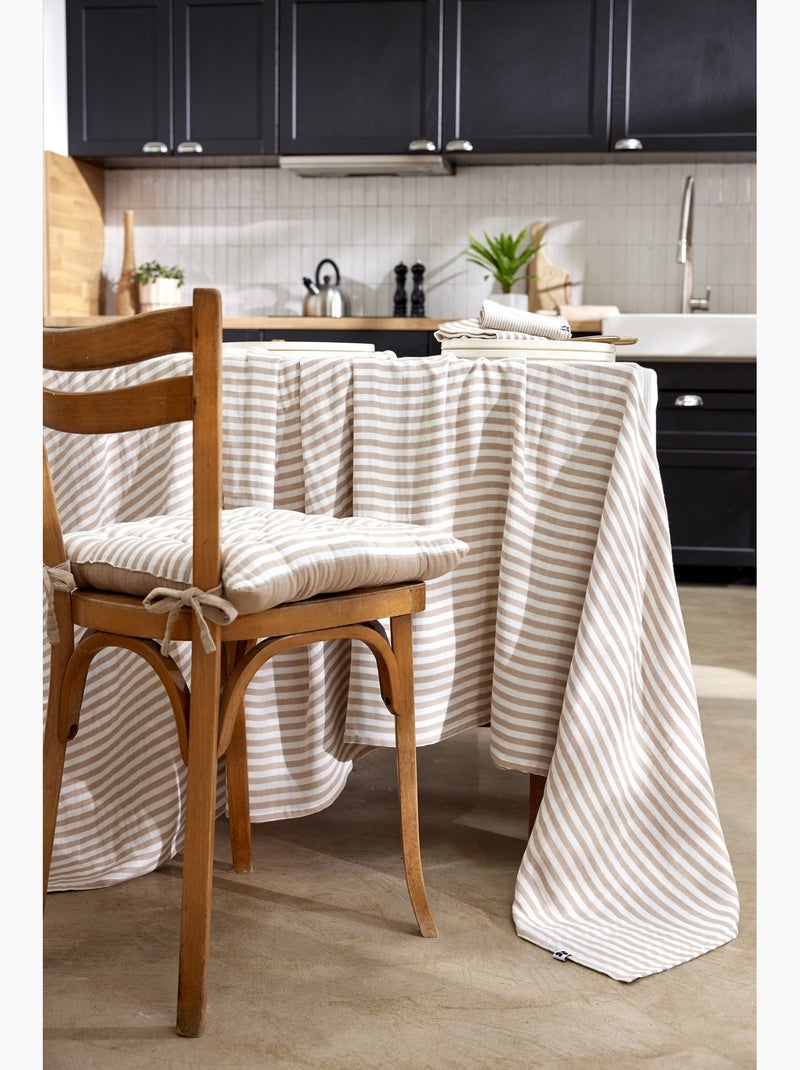 Nappe rayée – livia Beige Ficelle - Kiabi