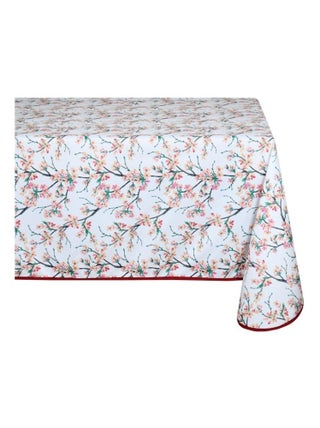 Nappe rectangle 140 x 240 cm Doux cerisier