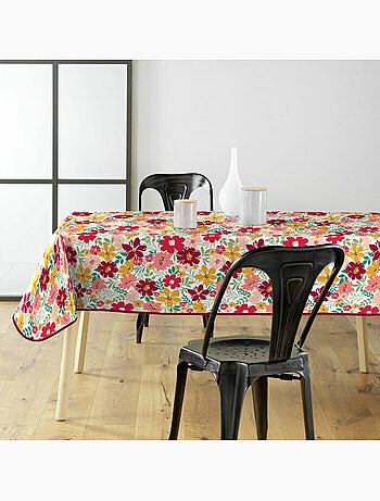 Nappe rectangle 140 x 240 cm pvc imprime milly Sans
