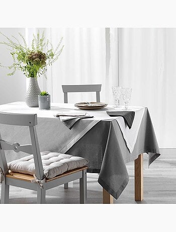 Nappe rectangle 140x240cm Charlines anthracite