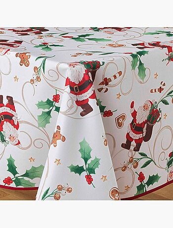 Nappe polyester Collection Pere Noel enchante