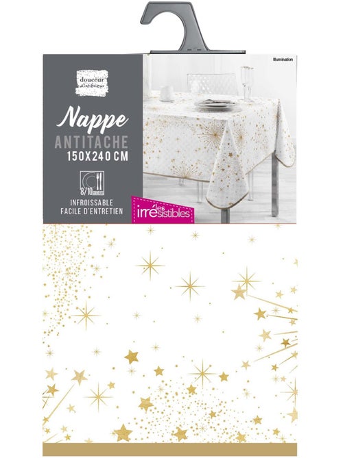 nappe rectangle 150 x 240 cm polyester imprime illumination - Kiabi