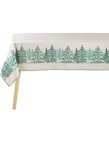 Nappe rectangle 150 x 300 cm Foret de sapin