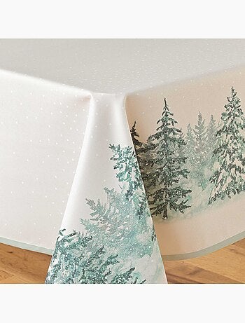 Nappe rectangle 150 x 300 cm Foret de sapin